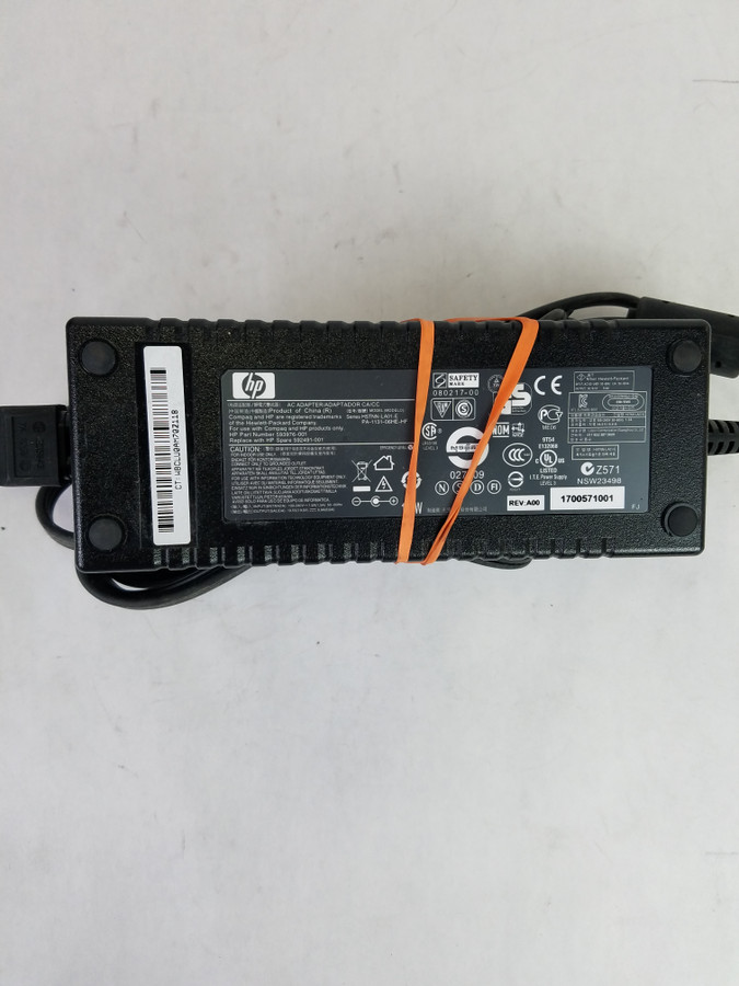 Lot of 2 HP 593976-001 135W HSTNN-LA01-E AC Adapter For   HP Compaq