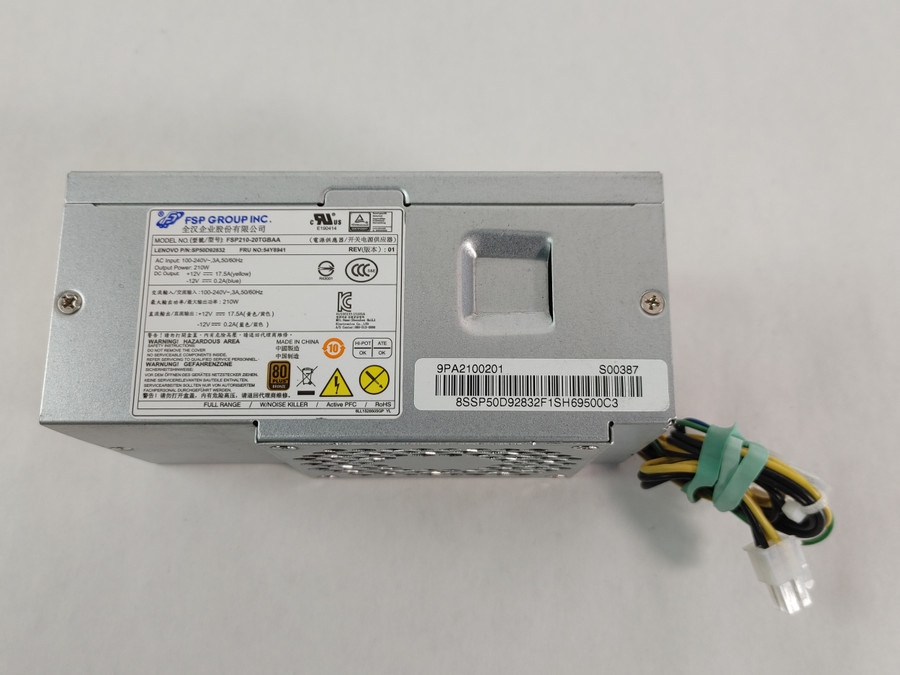 Lot of 20 Lenovo ThinkCentre M900 10 Pin 210W Desktop Power Supply 54Y8941