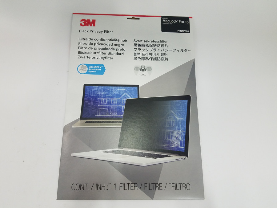 Lot of 10 New 3M PFNAP008 Privacy Filter for MacBook Pro 15 (2016 Model and Up)