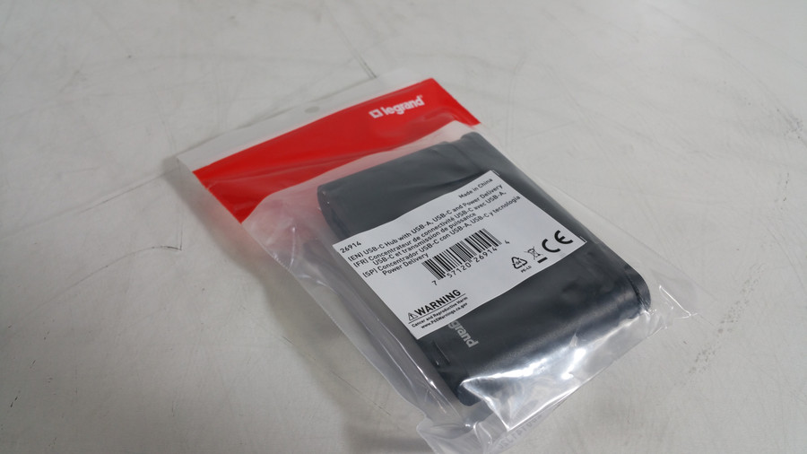 Lot of 10 New Legrand 26914 USB-C Hub with USB-A, USB-C and Power Delivery