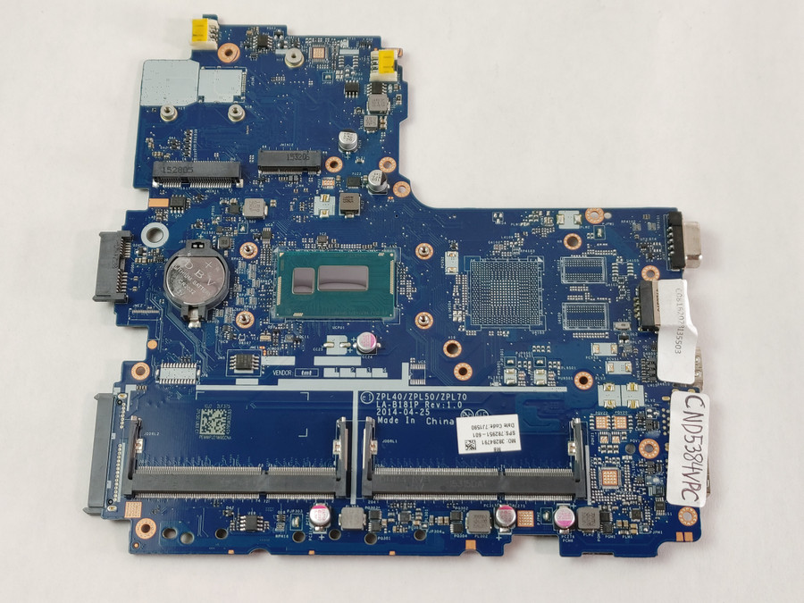 Lot of 2 HP ProBook 450 Core i3-4005U 1.7GHz DDR3 Laptop Motherboard 782951-601