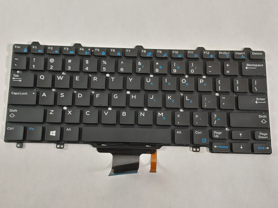 Lot of 2 Dell XPS 12 9250 / Latitude 12 7275 Backlit Laptop Keyboard XCD5M