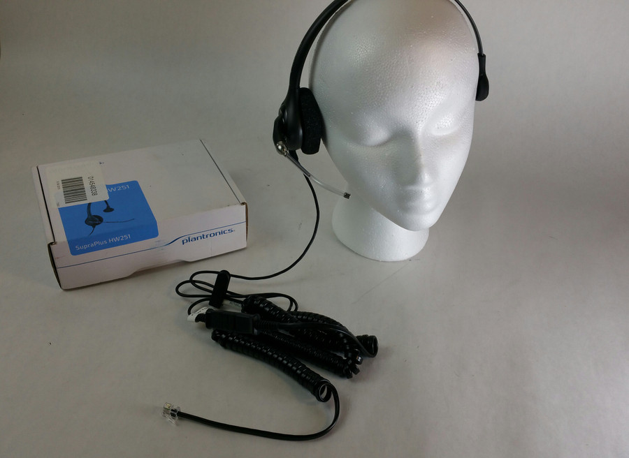 Plantronics HW251 SupraPlus Headset W/Mic