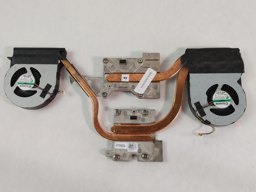 Lot of 10 Dell Precision 15 7510 4-Pin BGA 1440 CPU Fan with Heatsink 44PG6
