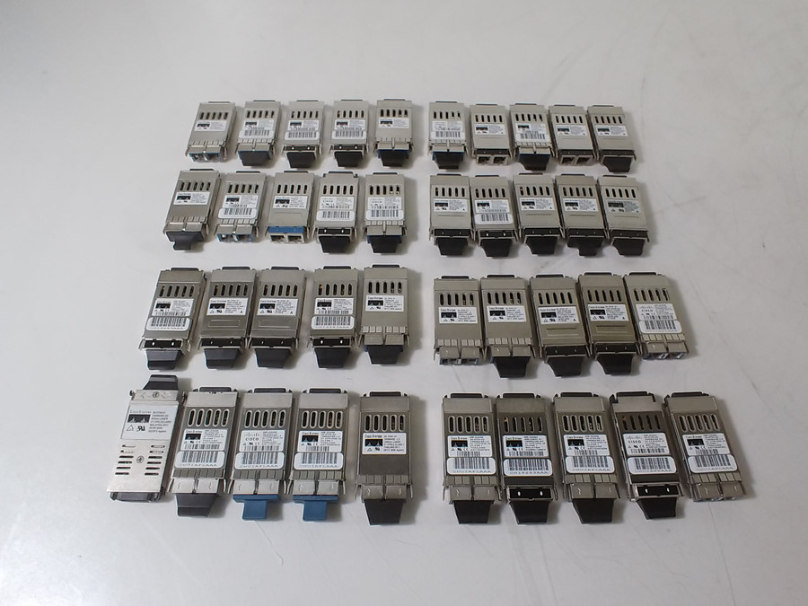 Cisco Assorted GBIC Transceiver Modules Lot of 40