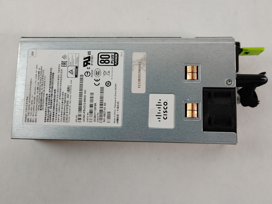 Lot of 2 Cisco 341-0627-01 Hot Swap 650W 1U Desktop Power Supply For