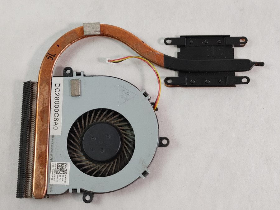 Dell 7H5H9 74X7K 3-Pin BGA 1023  Heatsink and Fan For Inspiron 15 3521
