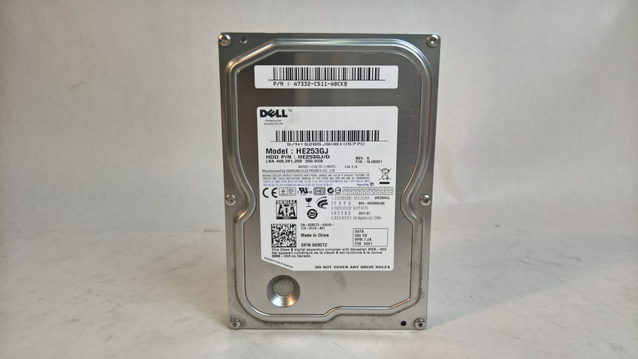 Samsung Dell HE253GJ SpinPoint F3R 250 GB 3.5" SATA II Hard Drive
