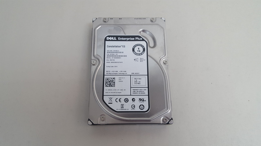 Lot of 10 Seagate Dell Enterprise Plus ST1000NM0001 1 TB 3.5" SAS 2 Hard Drive
