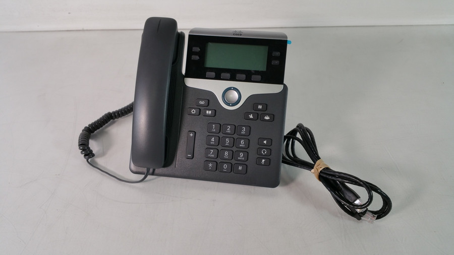 Cisco CP-7841 VoIP Business Phone W/Handset & Stand