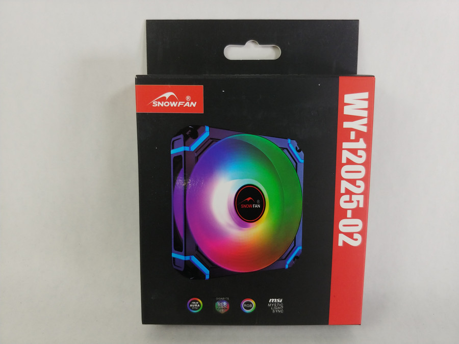 Lot of 10 New Snowfan WY-12025-02 120mm - 12VDC Cooling Fan (Blue)