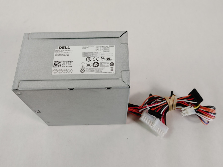 Lot of 5 Dell OptiPlex 9010 MT 275W 24 Pin Desktop Power Supply VGDDM