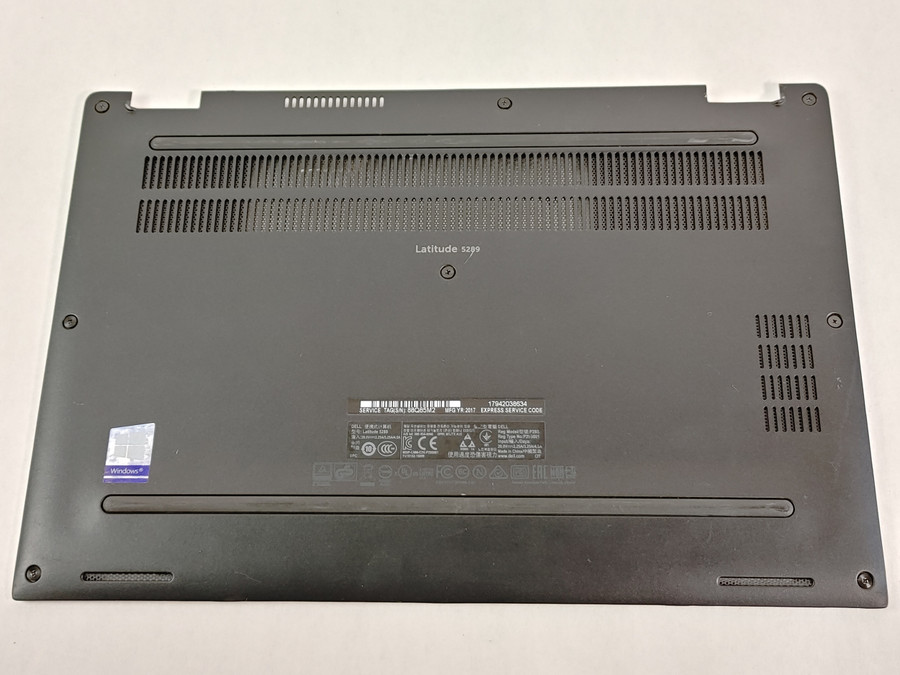 Lot of 2 Dell Latitude 5289 2-in-1 Laptop Bottom Base Cover Back Cover MH1TF