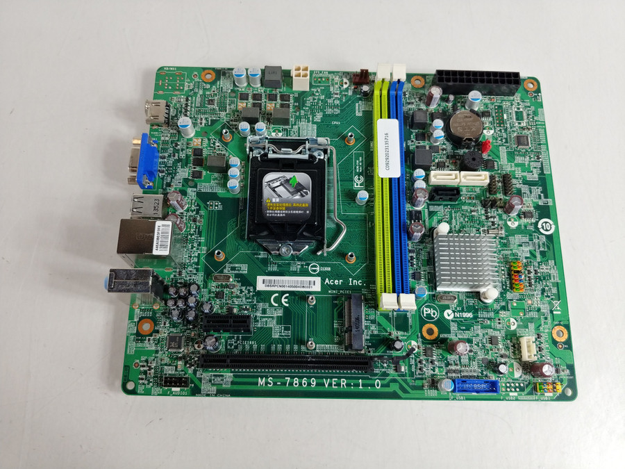 Acer Aspire TC-605 LGA 1150 DDR3 Desktop Motherboard DB.SRPCN.001 w/ I/O Shield