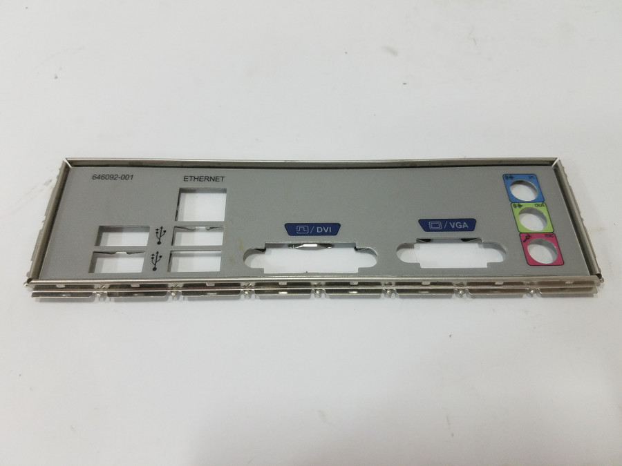 Lot of 2 HP 656846-002 I/O Shield For Pavilion P6/P7 646092-001