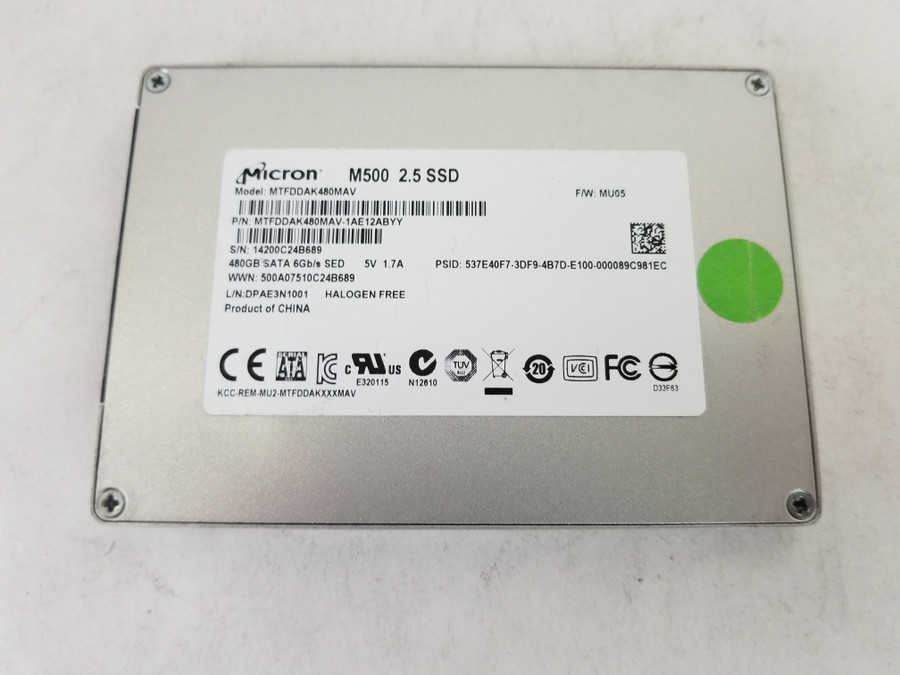 Micron Cisco MTFDDAK480MAV 480 GB SATA III 2.5 in Solid State Drive