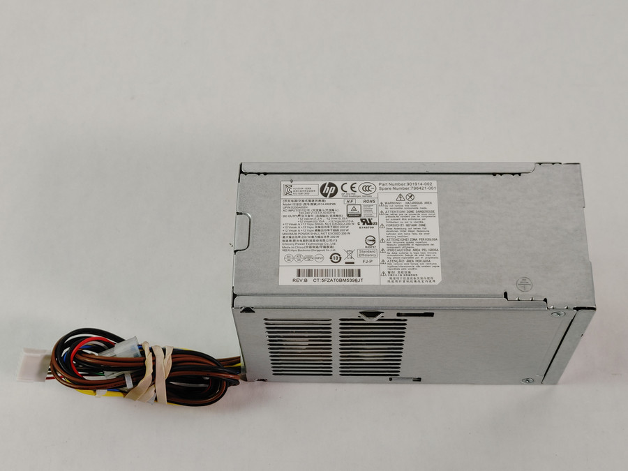 Lot of 2 HP EliteDesk 800 G2 SFF 200W 6 Pin Desktop Power Supply 901914-002