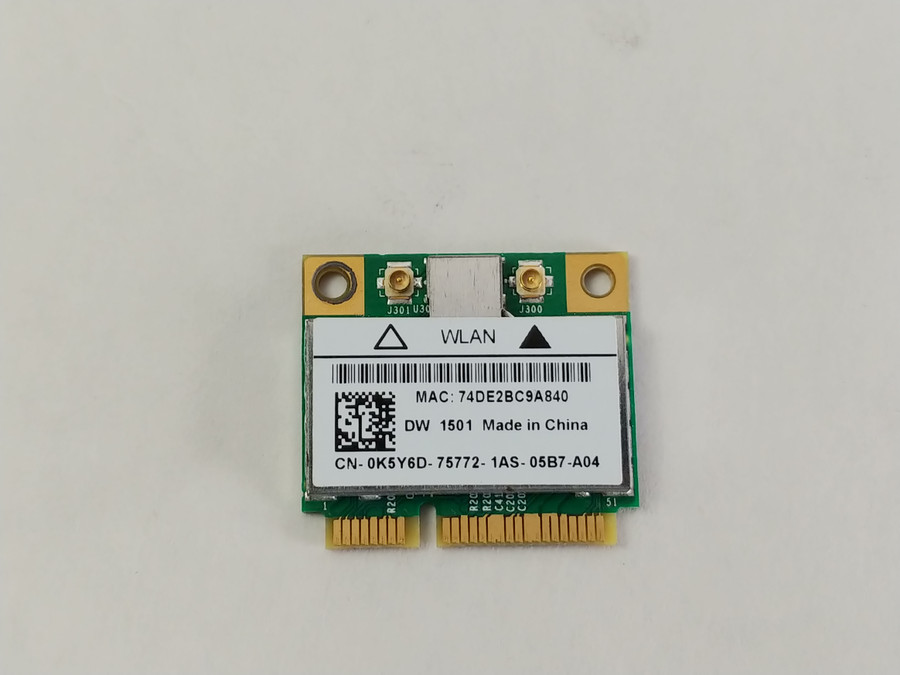 Lot of 5 Dell Inspiron N4020, N5010 K5Y6D 802.11 n Mini PCI-E Wireless WiFi