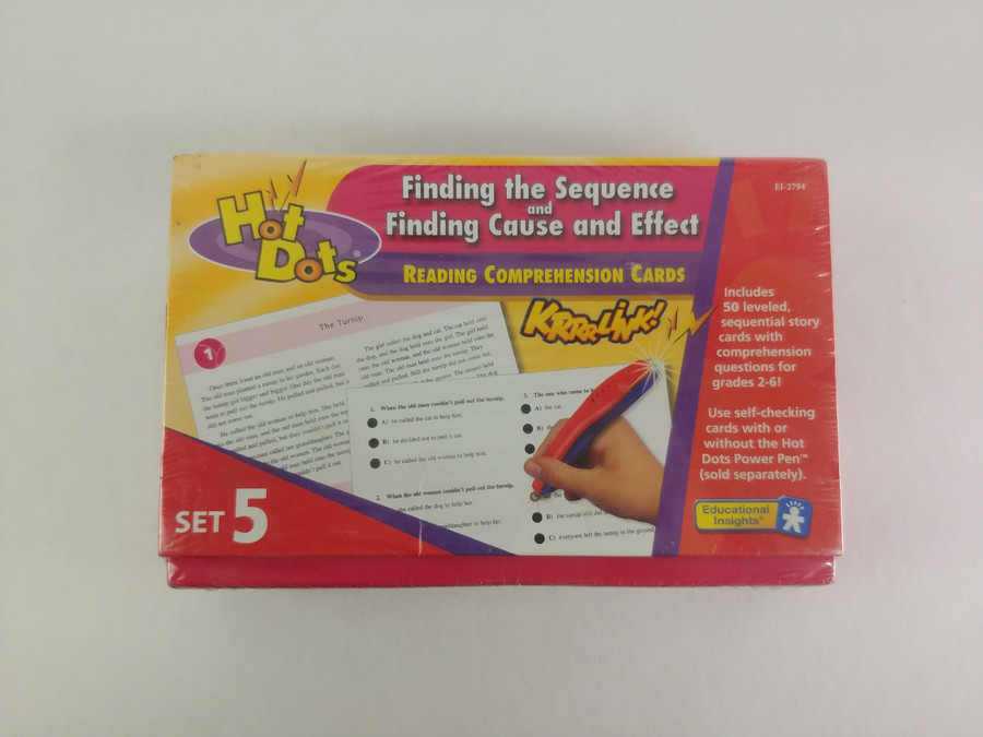New HOTDOTS EI2794 Finding The Sequence and Finding the cause and effect reading