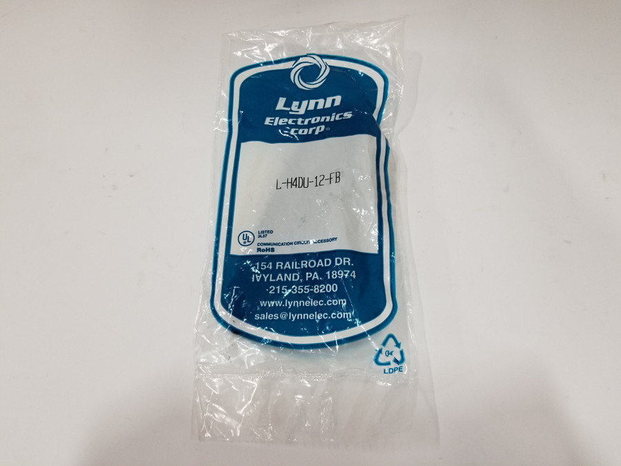 Lot of 20 Lynn Electronics L-H4DU-12-FB Telephone Handset Cord