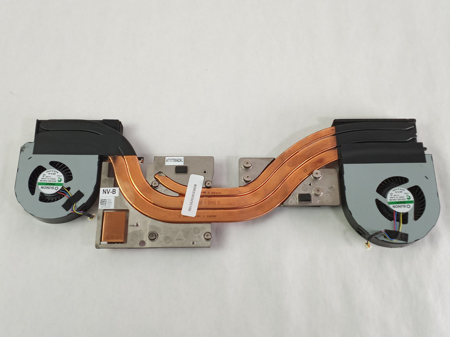 Lot of 2 Dell Precision 17 (7720) 4-Pin BGA 1440 CPU Fan with Heatsink 55MXD