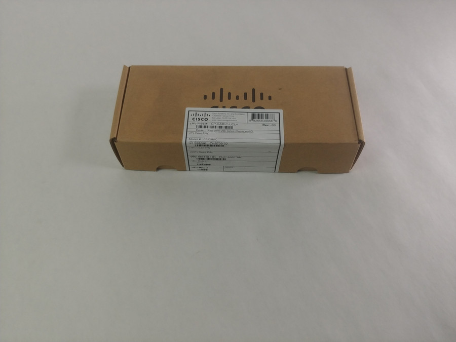 Lot of 2 New Cisco CP-CAM-C-UCL Cisco Unified Video Camera, Charcol In Color, with UCL
