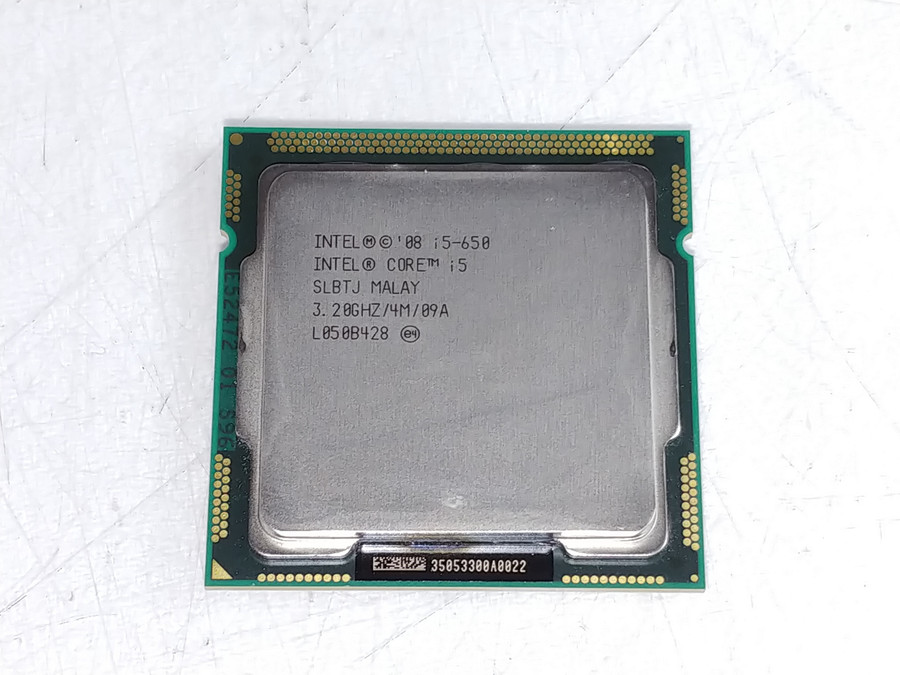 Intel Core i5-650 3.2 GHz 2.5GT/s LGA 1156 Desktop CPU Processor SLBTJ