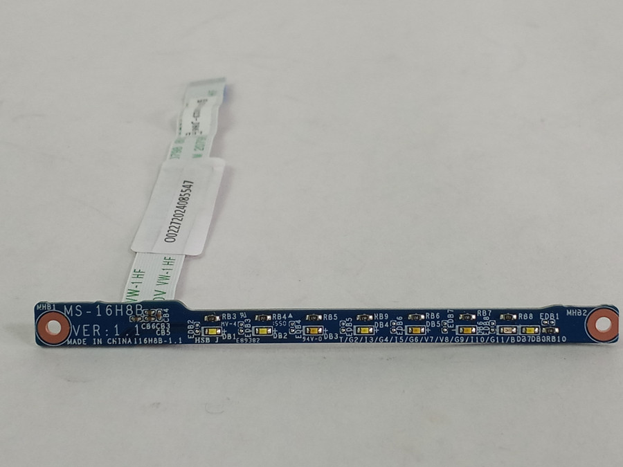 MSI PX60 6QE Laptop LED Board with Cable MS-16H8B