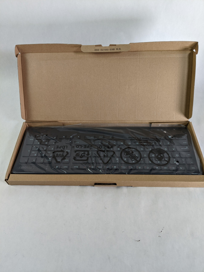 New Lenovo 00XH489 Wired USB Slim Keyboard