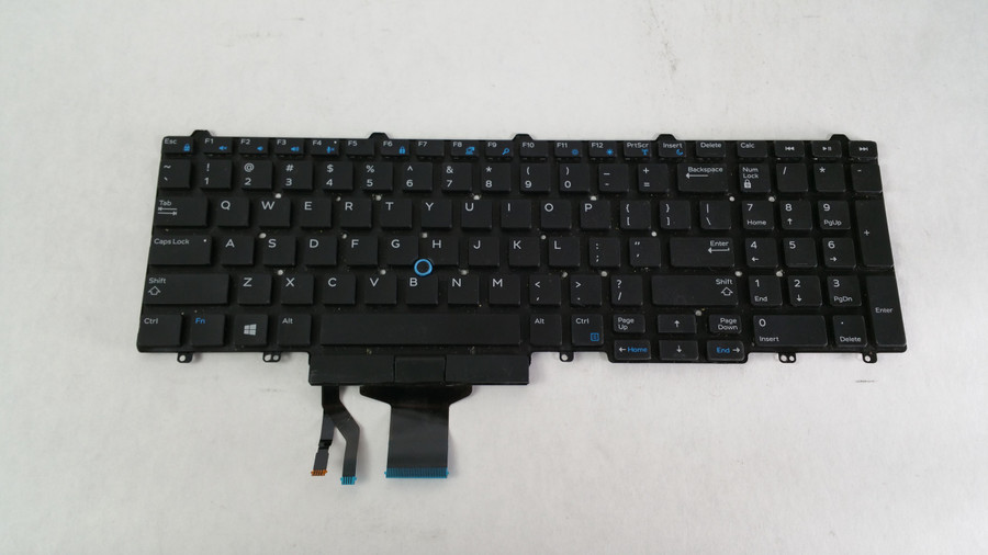 Lot of 5 Dell N7CXW 15.6 in US Laptop Keyboard for Latitude E5550 / E5570