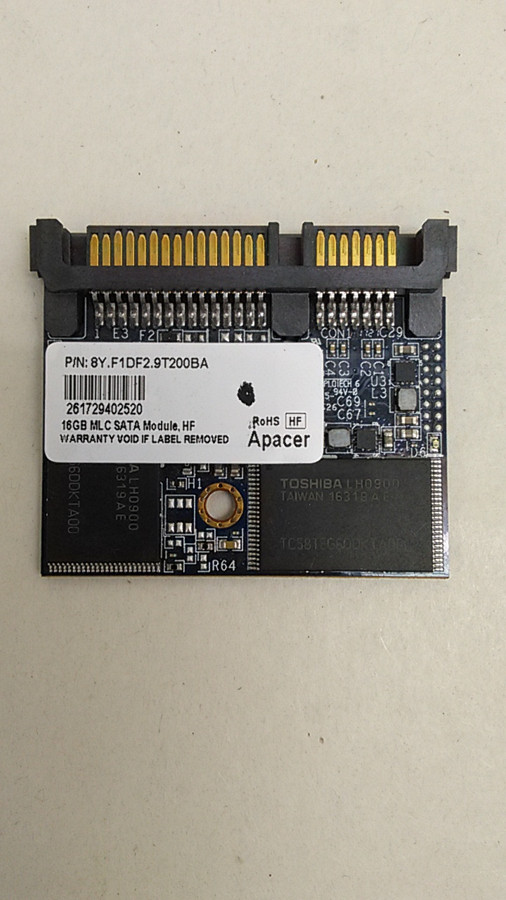 Apacer 8Y.F1DF2.9T200BA 16GB 1.8" SATA II (3.0Gb/s) Solid State Drive
