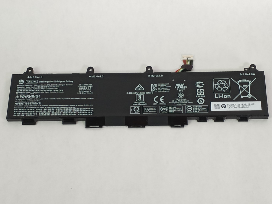 Lot of 2 HP L78555-005 4400mAh 3 Cell Laptop Battery for EliteBook 830 G7