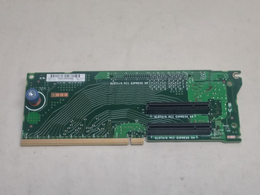 Lot of 5 HP 451278-001 Slot 3 to PCI Express x4/x8 Riser Card for ProLiant DL380