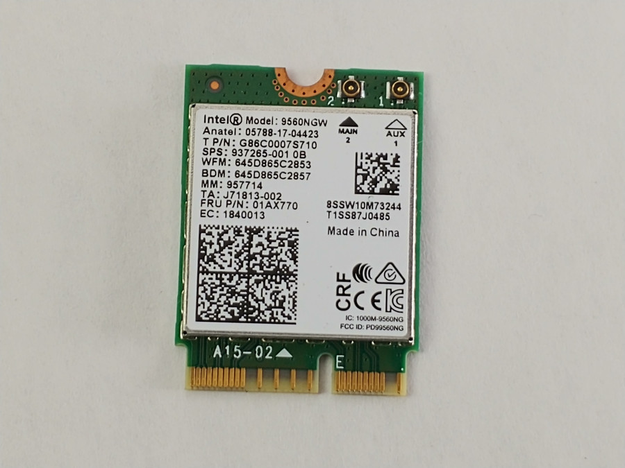 Lenovo Thinkpad M920t Series 01AX770 802.11ac PCI Express WiFi Card