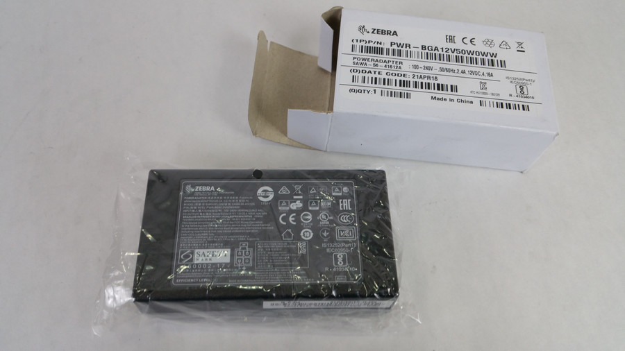New Zebra PWR-BGA12V50W0WW Genuine Power Adapter 12V