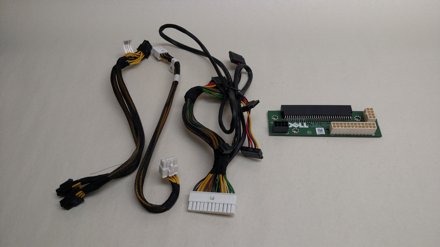 Lot of 2 Dell Precision T3600 Power Distribution Board Backplane + Cables 599RD