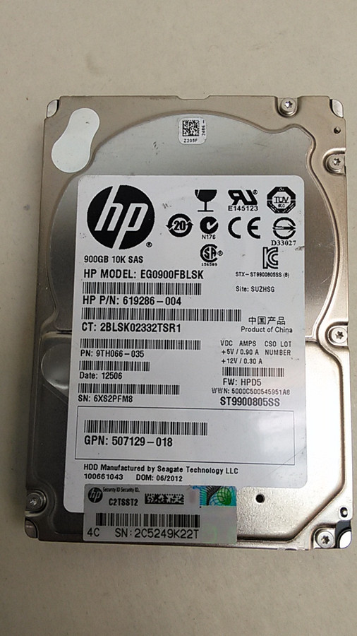 Seagate HP ST9900805SS 900 GB 2.5" SAS 2 Enterprise Hard Drive