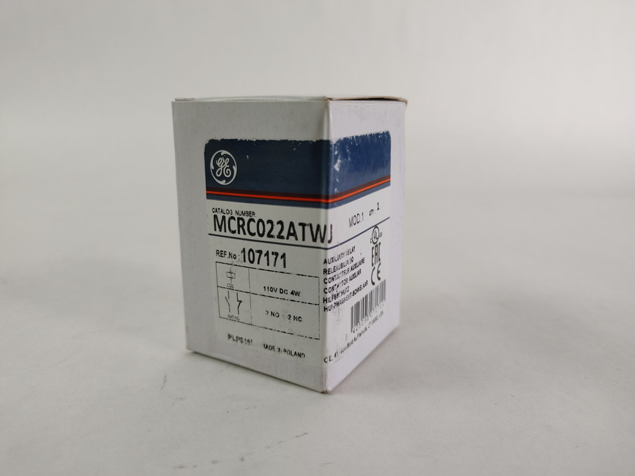 New General Eletric MCRC022AT Auxiliary Mini Contactor