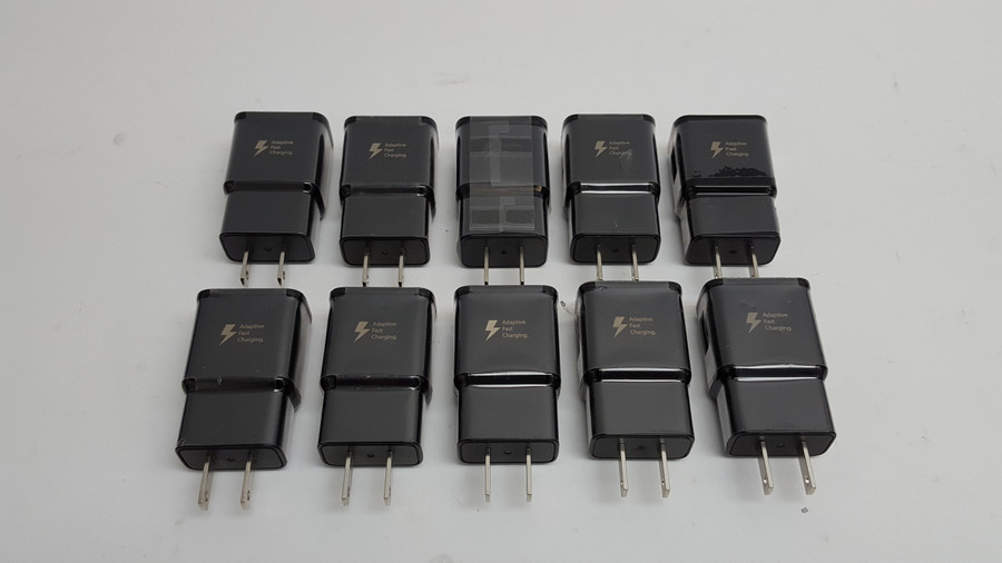 Samsung USB Adaptive Fast Wall Charger for Smartphone - Black 10PK