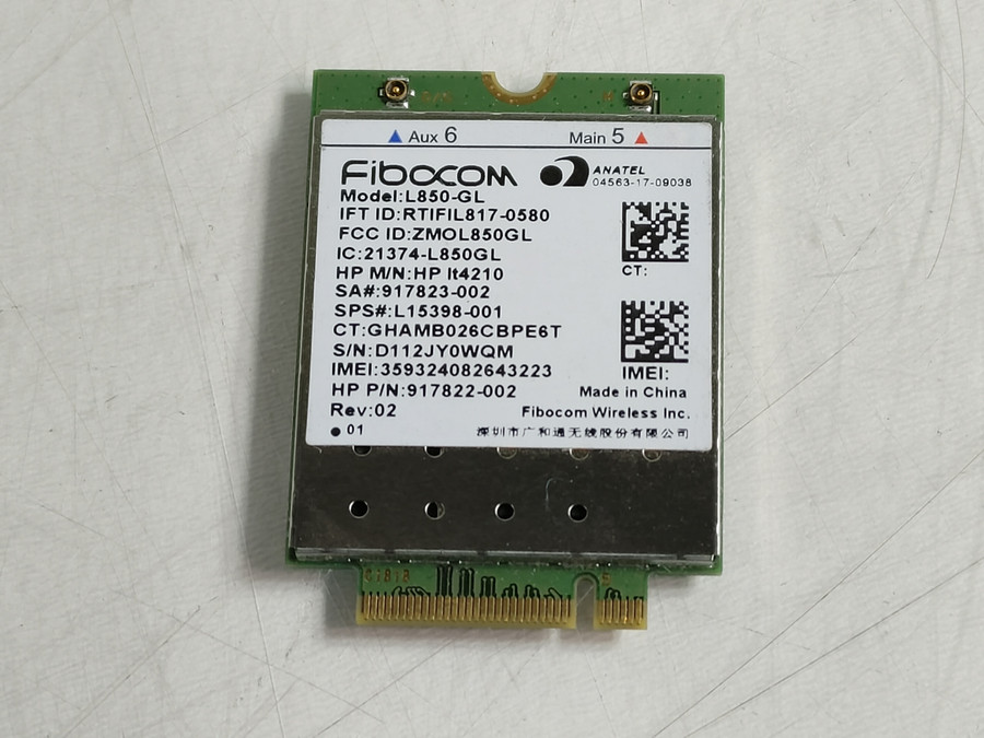 Lot of 10 Fibocom L850-GL lt4210  917822-002 L15398-001 M.2 4G LTE WWAN Module