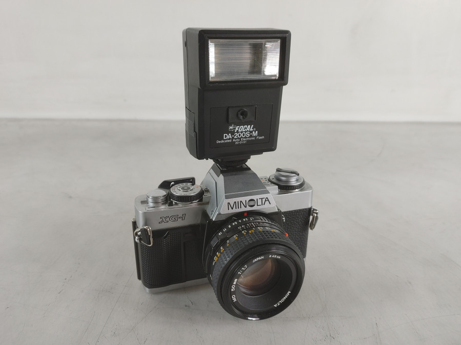 Vintage Minolta XG-1 35 mm SLR Film Camera with Pancake Lens
