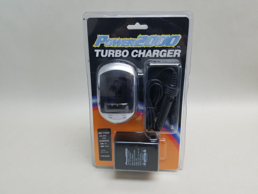 New POWER2000 QP-7800 AC/DC 110/220v Battery Charger For Canon Batteries