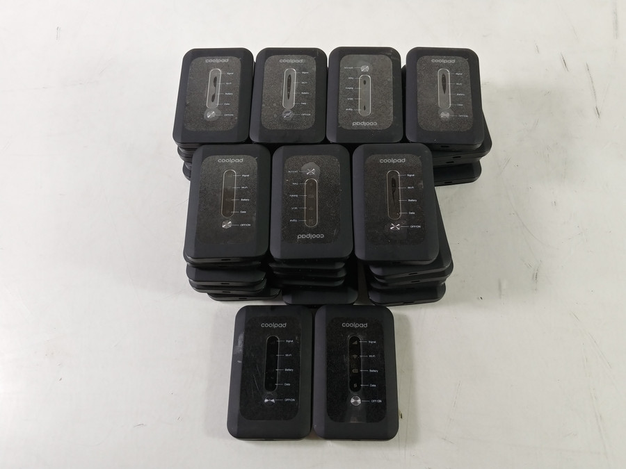 Lot of 37 Coolpad Surf CP332A HotSpot WiFi 4G LTE - NO BATTERY