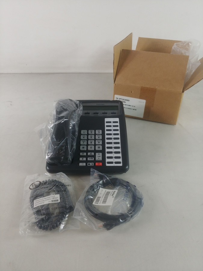 New Toshiba IPT2020-SD 20 Button LCD IP Speakerphone Open Box
