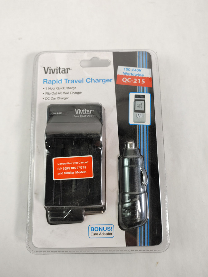 New Vivitar QC-215 Rapid Travel Charger