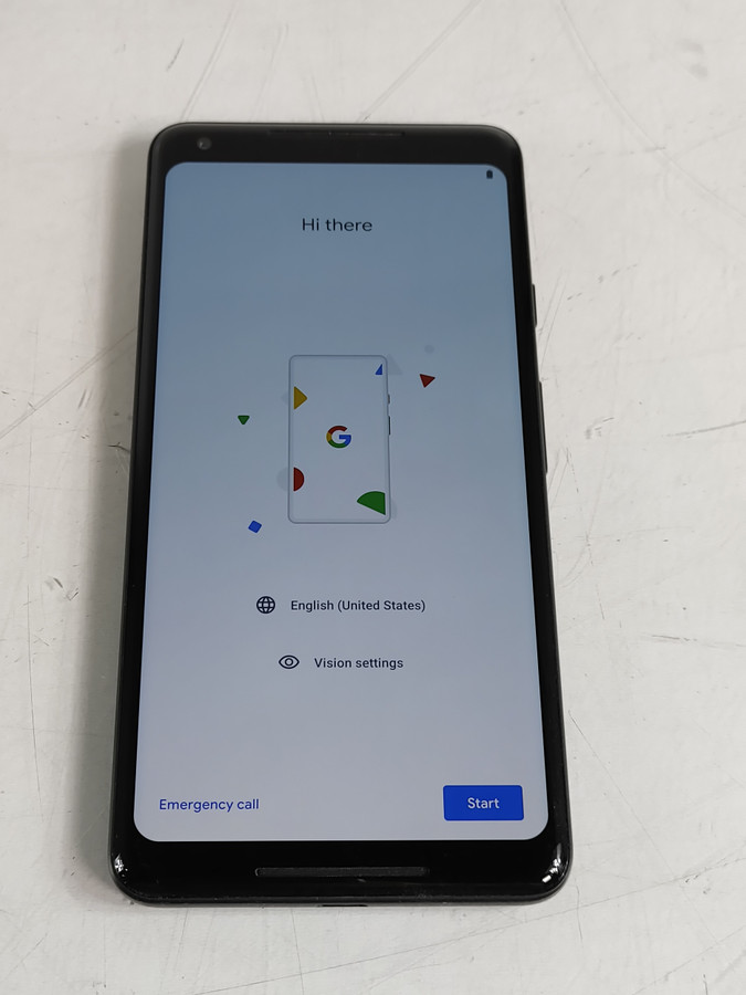 Google Pixel 2 XL G011C 64 GB Android 10 Just Black Locked to Verizon Smartphone