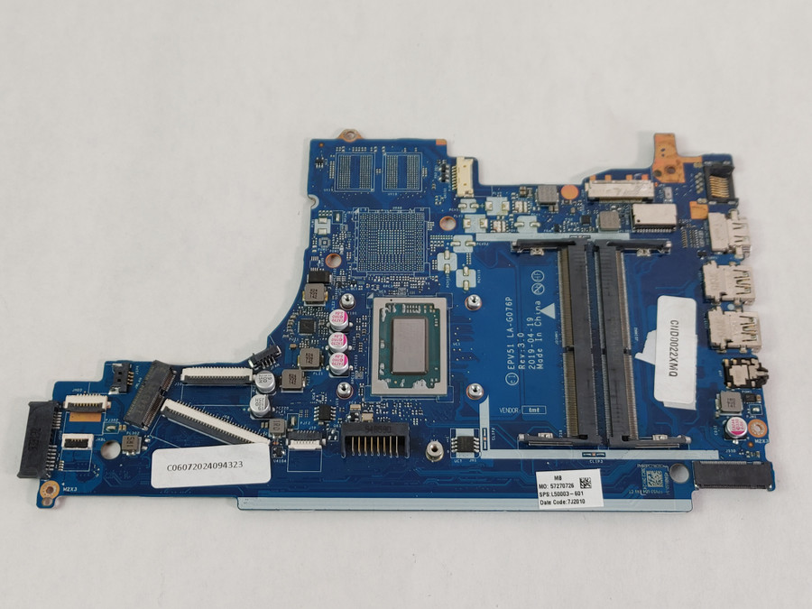 HP 255 G7 Notebook L50003-601 AMD 2.5 GHz Ryzen 3 2200U DDR4 Motherboard