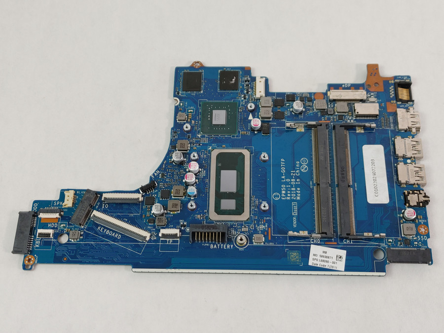 HP 15-DA Series Core i5-10210U 1.6 GHz DDR4 Motherboard L68090-001