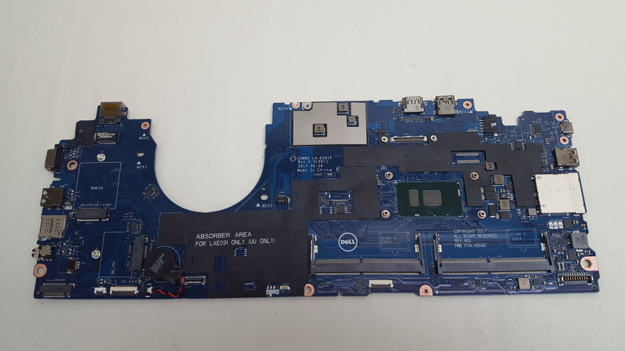 Dell Latitude 5580 KPDTX 2.8GHz Core i7-7600U DDR4 Laptop Motherboard