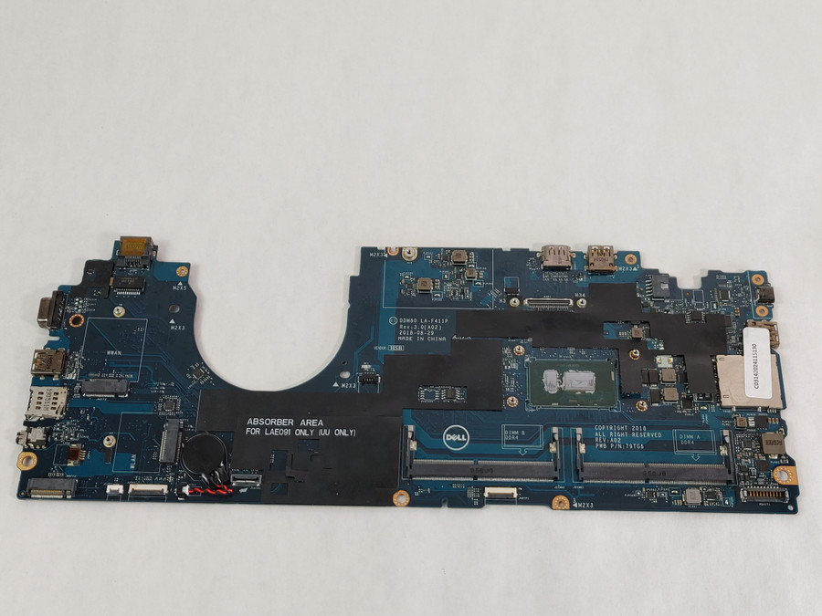 Lot of 2 Dell Latitude 5590 Intel Core i3-8130U 2.20 GHz DDR4 Motherboard KDGGY